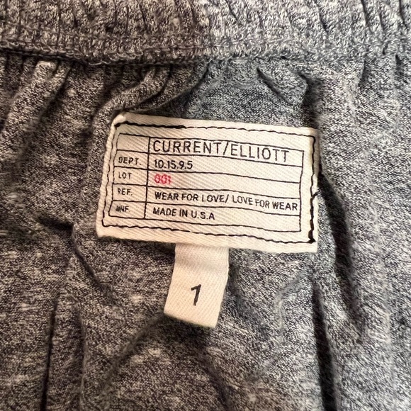 Current/Elliott Heather Grey On/Off Shoulder Mini Dress, super soft - Picture 2 of 10